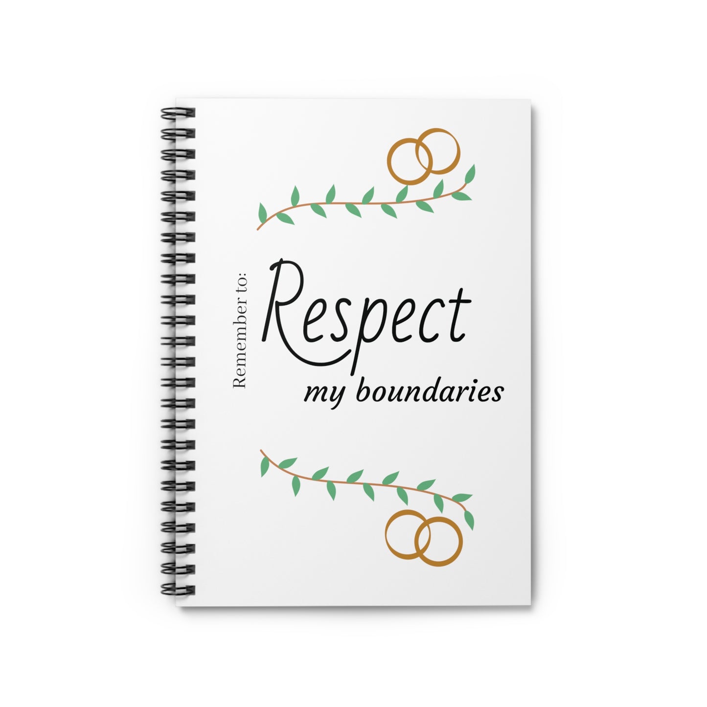 Respect my boundaries Journal