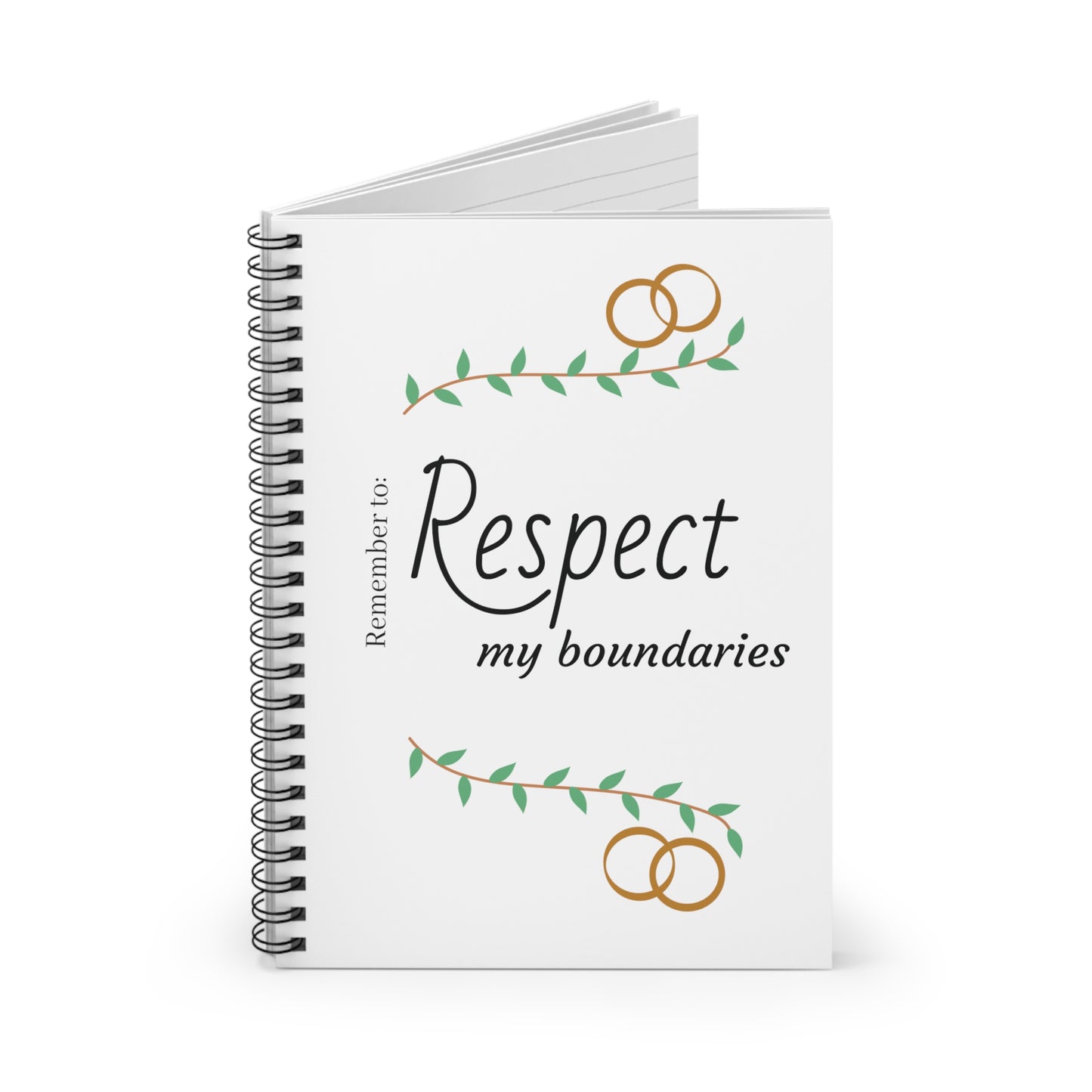 Respect my boundaries Journal