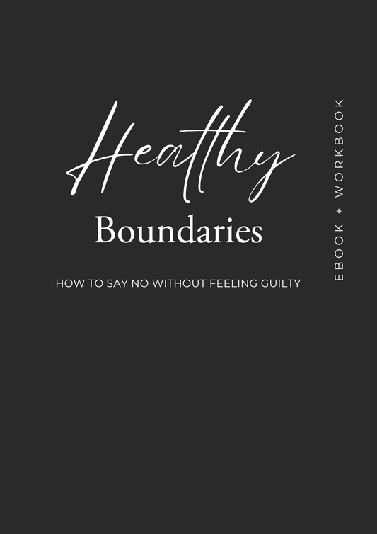 Healthy Boundaries eBook and Workbook