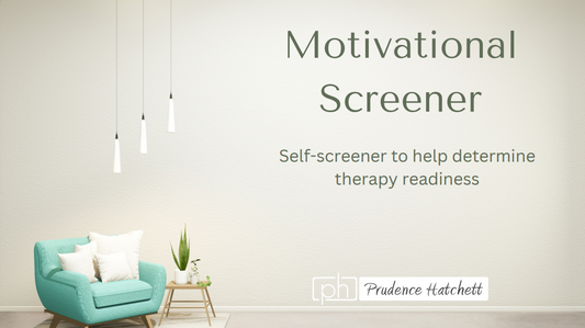 Motivational Screener: Self-screener to help determine therapy readiness